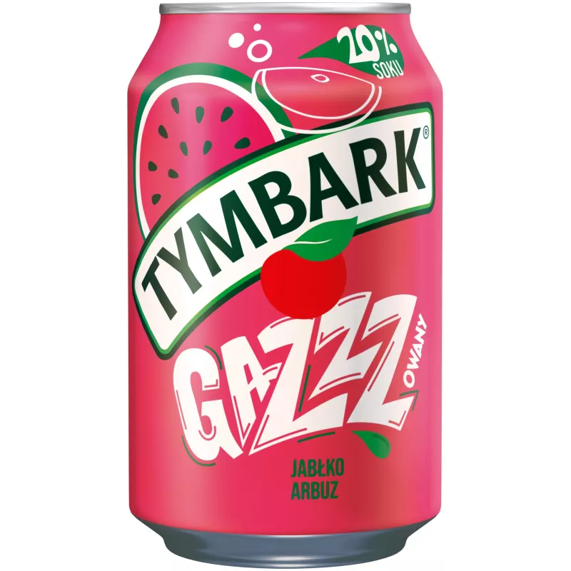 Tymbark gazzzowany jabłko arbuz 330 ml x 12 sztuk