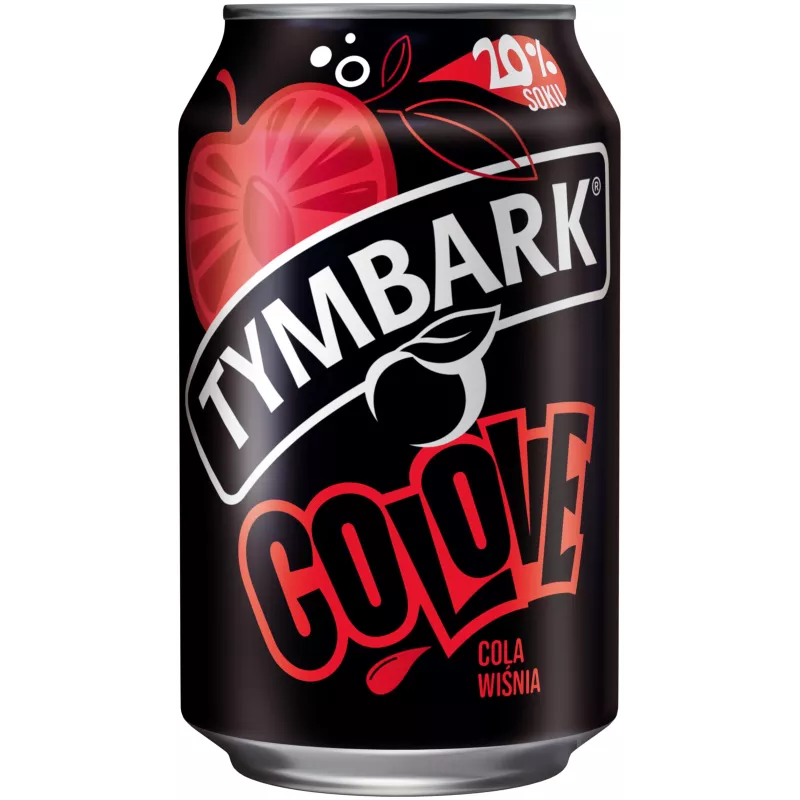 Tymbark COLOVE COLA WIŚNIA 330 330 ml x 12 sztuk Tymbark COLOVE COLA WIŚNIA 330 330 ml x 12 sztuk