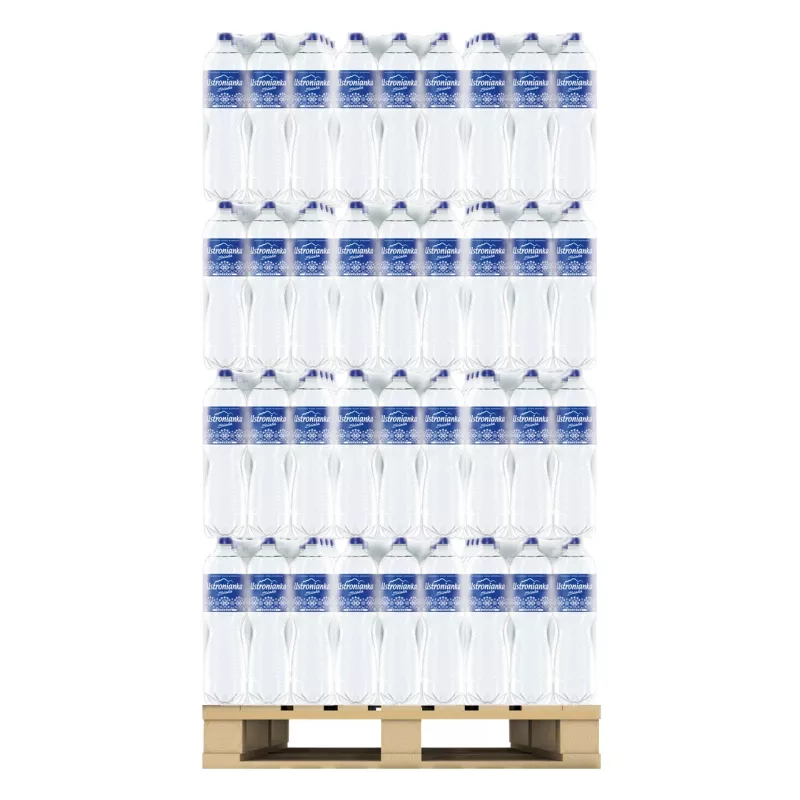 Ustronianka biała 1.5 l. gazowana x 504 butelki paleta Ustronianka biała 1.5 l. gazowana x 504 butelki paleta