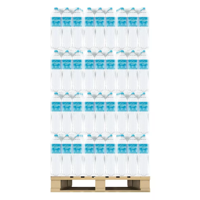 Ustronianka biała 1.5 l. niegazowana x 504 butelki paleta Ustronianka biała 1.5 l. niegazowana x 504 butelki paleta