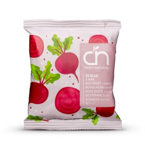 Crispy Natural burak suszony malinowy 18g x 24 sztuki