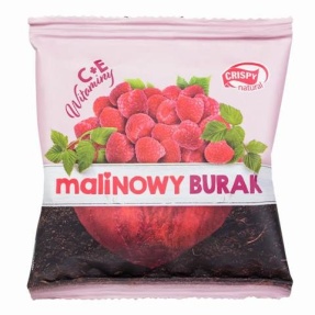 Crispy Natural burak suszony malinowy 18g x 24 sztuki
