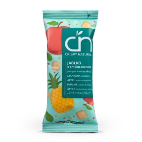 Crispy Natural suszone jabłko - ananas kostka 12g x 32 sztuki