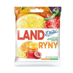 Wedel Landryny Cukierki owocowe 90 g x 16 sztuk