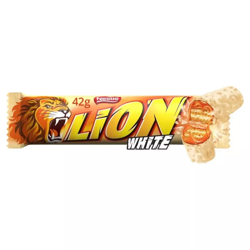 Baton Lion WHITE 42g x 40 sztuk Baton Lion WHITE 42g x 40 sztuk