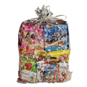Paczka Świąteczna z wafelkami Hot Wheels i Barbie nr 41