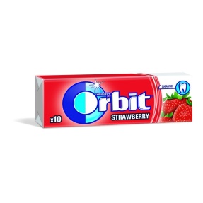 ORBIT TRUSKAWKOWA 10 DRAŻETEK x 30 PACZEK