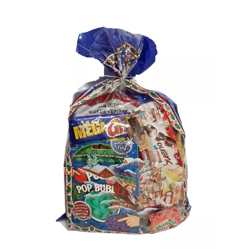 PACZKA ŚWIĄTECZNA Z POP IT ZABAWKĄ SENSORYCZNĄ NR 48 PACZKA ŚWIĄTECZNA Z POP IT ZABAWKĄ SENSORYCZNĄ NR 48