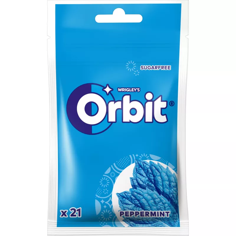 ORBIT PEPPERMINT 21DRAŻETEK x 22 TOREBKI ORBIT PEPPERMINT 21DRAŻETEK x 22 TOREBKI