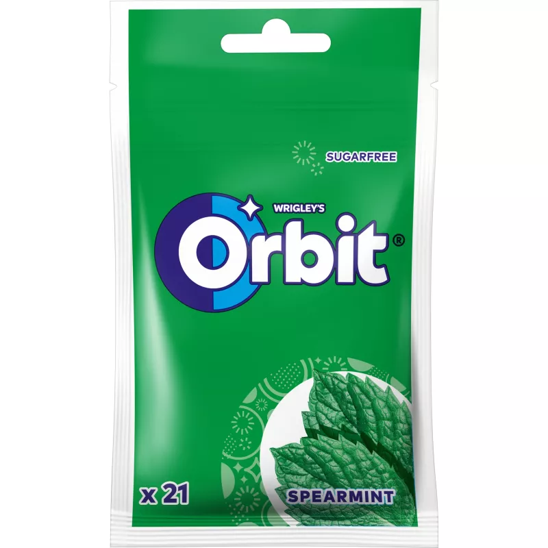 ORBIT SPEARMINT 21 DRAŻETEK x 22 TOREBKI ORBIT SPEARMINT 21 DRAŻETEK x 22 TOREBKI