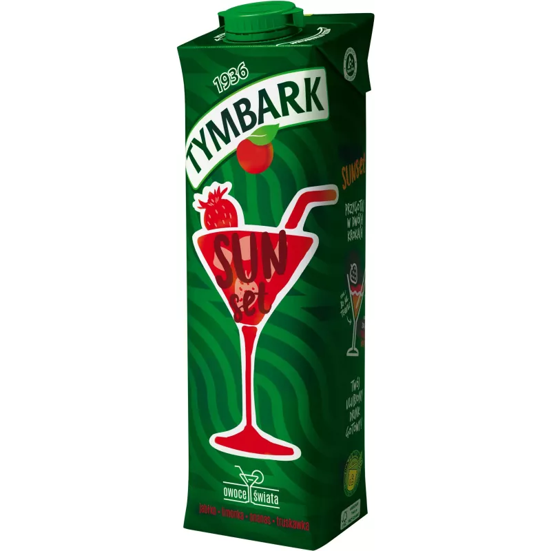 Tymbark Owoce Świata SUN SET 1 l. x 6 sztuk Tymbark Owoce Świata SUN SET 1 l. x 6 sztuk