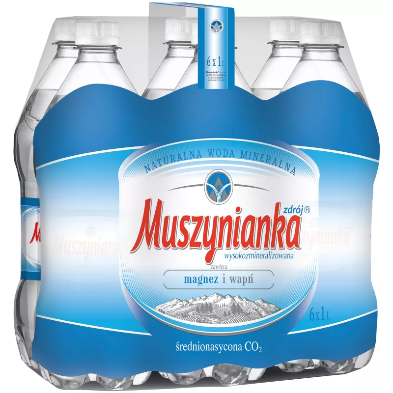 Muszynianka 1. l. gazowana x 6 sztuk