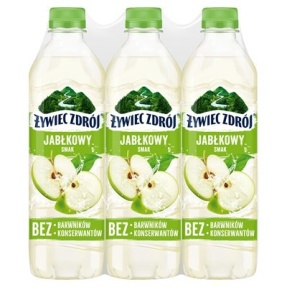 ŻYWIEC ZDRÓJ Z NUTĄ jabłka Napój niegazowany 500 ml x 6 butelek