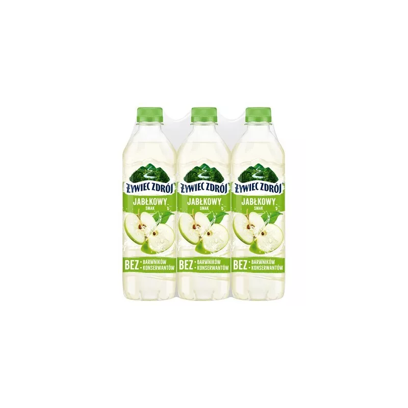 ŻYWIEC ZDRÓJ Z NUTĄ jabłka Napój niegazowany 500 ml x 6 butelek