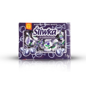 Jutrzenka ŚLIWKA w czekoladzie 1 KG