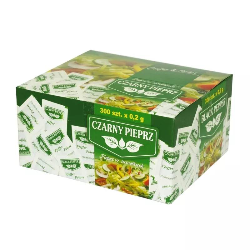 Rolnik Pieprz w saszetkach 2g x 300 sztuk Rolnik Pieprz w saszetkach 2g x 300 sztuk