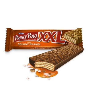 Wafelek Prince Polo XXL SŁONY KARMEL 50g  x 28 SZTUK