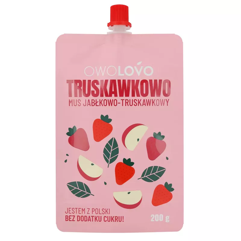 Owolovo MUS OWOCOWY TRUSKAWKOWY 200 GRAM X 16 SZTUK Owolovo MUS OWOCOWY TRUSKAWKOWY 200 GRAM X 16 SZTUK