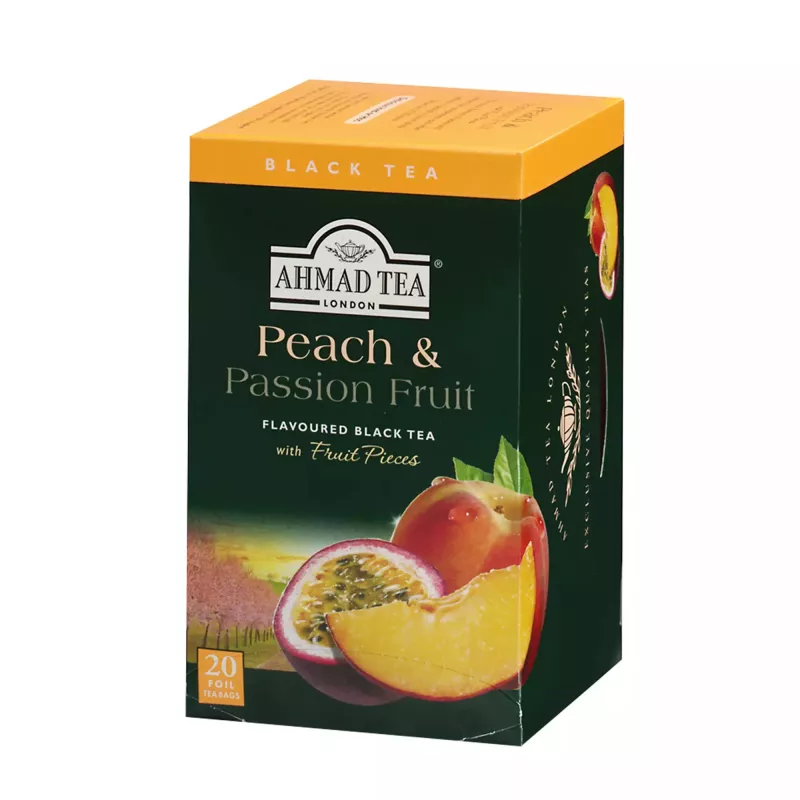 Ahmad Tea Herbata czarna peach passion fruit x 20 kopert Ahmad Tea Herbata czarna peach passion fruit x 20 kopert
