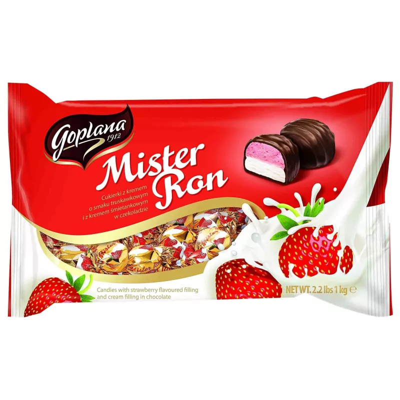 SOLIDARNOŚĆ MISTER RON TRUSKAWKOWE 1 kg SOLIDARNOŚĆ MISTER RON TRUSKAWKOWE 1 kg