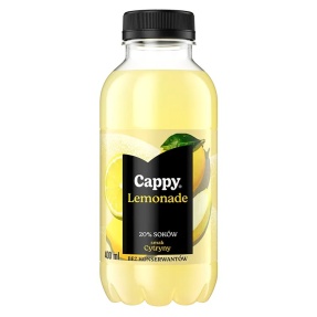 Cappy Lemonade smak Cytryny 400 ml X 20 SZTUK
