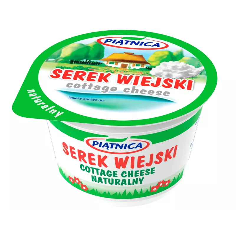 Piątnica serek wiejski naturalny 200 gram x 12 sztuk Piątnica serek wiejski naturalny 200 gram x 12 sztuk