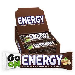 Sante Baton GO ON orzechowo-karmelowy Energy 50g x 24 sztuki