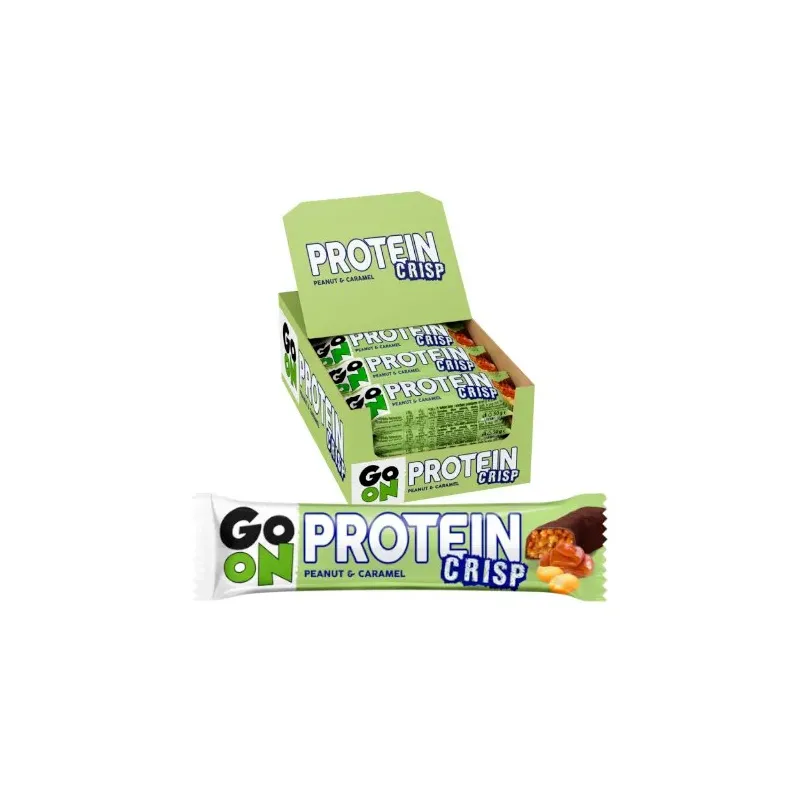 Sante Baton Go On Baton Proteinowy Crisp orzech-Karmel 50g x 24 sztuki