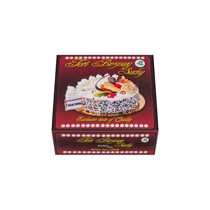 Łubnica Tort bezowy średni 135 gram x 3 sztuki