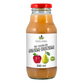 Dolina Czerska Tłoczony sok jabłko gruszka 0.33l x 15 sztuk