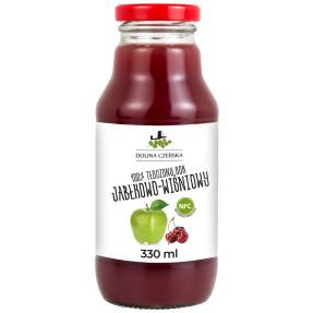 Dolina Czerska Tłoczony sok jabłko wiśnia 0.33l x 15 sztuk