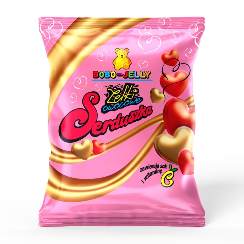 Cymes Bobo - Jelly żelki Serduszka 80g x 25 sztuk Cymes Bobo - Jelly żelki Serduszka 80g x 25 sztuk