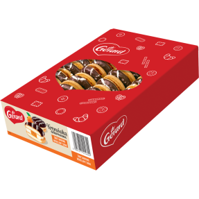 DR. GERARD Kremówka dekorowana o smaku morelowym 720 gram