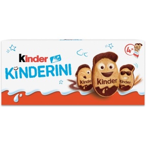 KINDER Kinderini kruche herbatniki z czekoladą i mlekiem 100 g x 16 szt