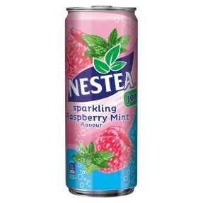 Nestea Joy Gazowany napój o smaku maliny i mięty 330 ml x 12 sztu
