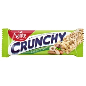 Sante Baton Crunchy z orzechami i migdałami 40g x 25 sztuk