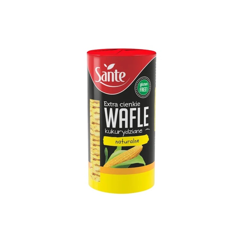 Sante Wafle kukurydziane extra cienkie 120g Sante Wafle kukurydziane extra cienkie 120g