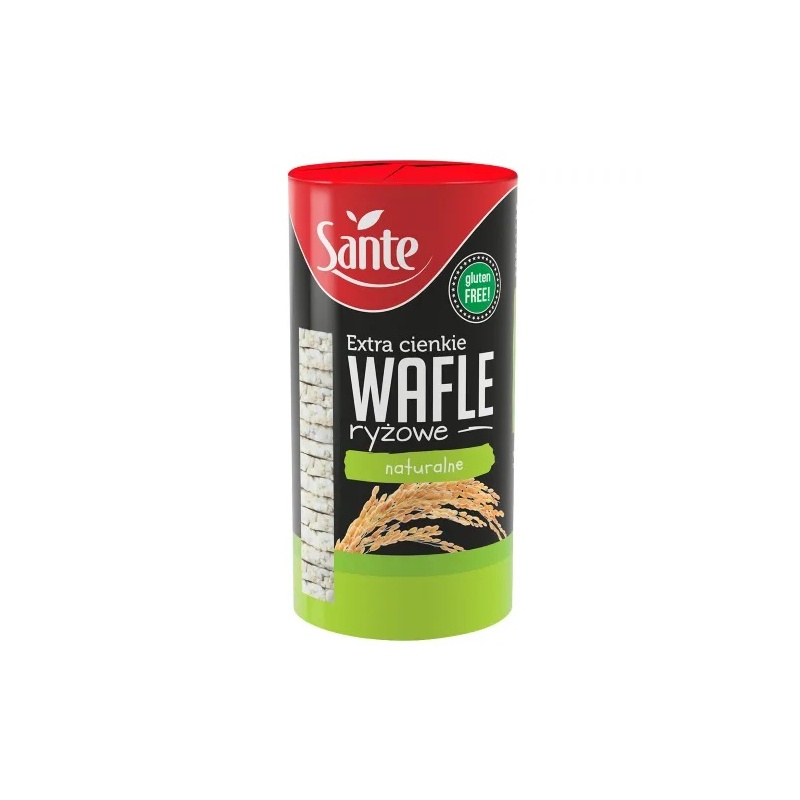 Sante Wafle ryżowe naturalne extra cienkie 110g Sante Wafle ryżowe naturalne extra cienkie 110g