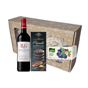 ZESTAW ŚWIĄTECZNY Z WINEM Barton & Guestier NR 218