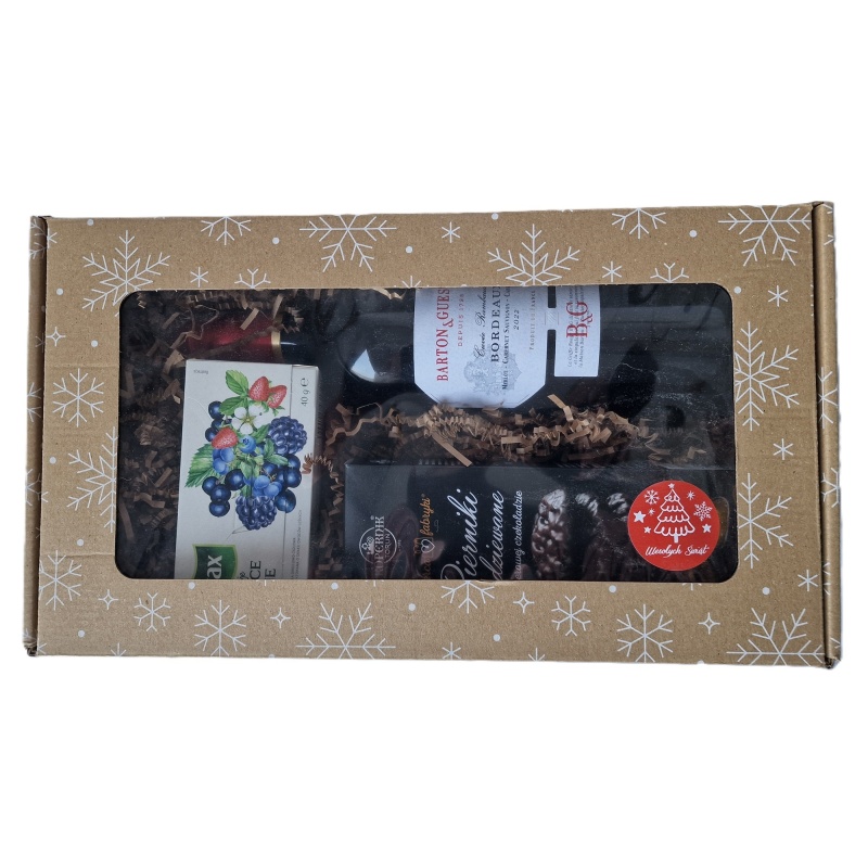 ZESTAW ŚWIĄTECZNY Z WINEM Barton & Guestier NR 218 ZESTAW ŚWIĄTECZNY Z WINEM Barton & Guestier NR 218