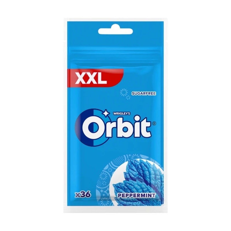 ORBIT PEPPERMINT XXL 36 DRAŻETEK x 18 TOREBEK ORBIT PEPPERMINT XXL 36 DRAŻETEK x 18 TOREBEK
