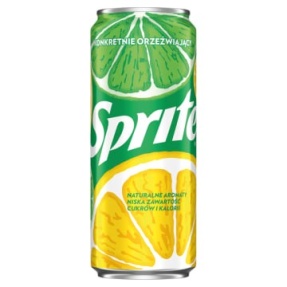 SPRITE Napój gazowany 330 ml 24 sztuki