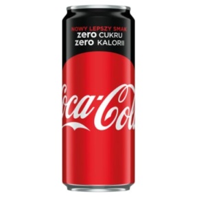 COCA-COLA ZERO Napój gazowany 330 ml 24 sztuki