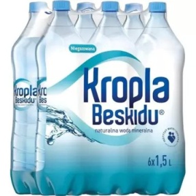 KROPLA BESKIDU Naturalna woda mineralna niegazowana 6x1,5l 1.5 l