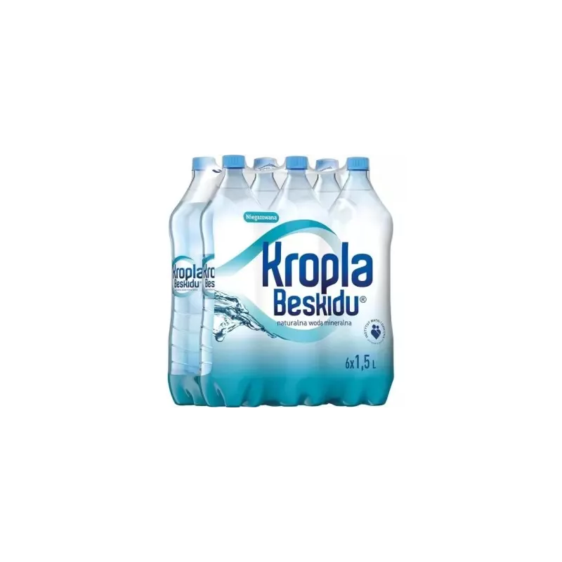 KROPLA BESKIDU Naturalna woda mineralna niegazowana 6x1,5l 1.5 l KROPLA BESKIDU Naturalna woda mineralna niegazowana 6x1,5l 1.5 l