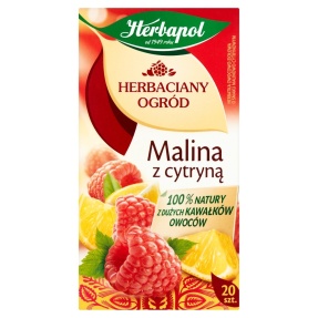 HERBAPOL Herbaciany ogród Herbata owocowo-ziołowa Malina z Cytryną 20 torebek 60 g