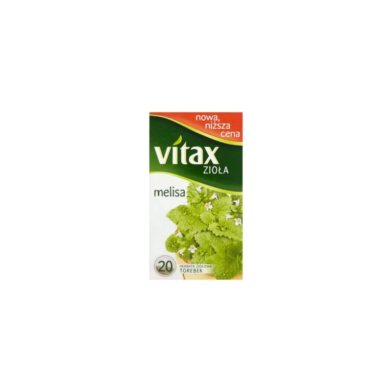 VITAX Zioła Melisa 20 torebek 1 szt VITAX Zioła Melisa 20 torebek 1 szt