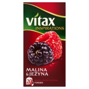 VITAX Inspirations Herbata malina-jeżyna 20 torebek 1 szt