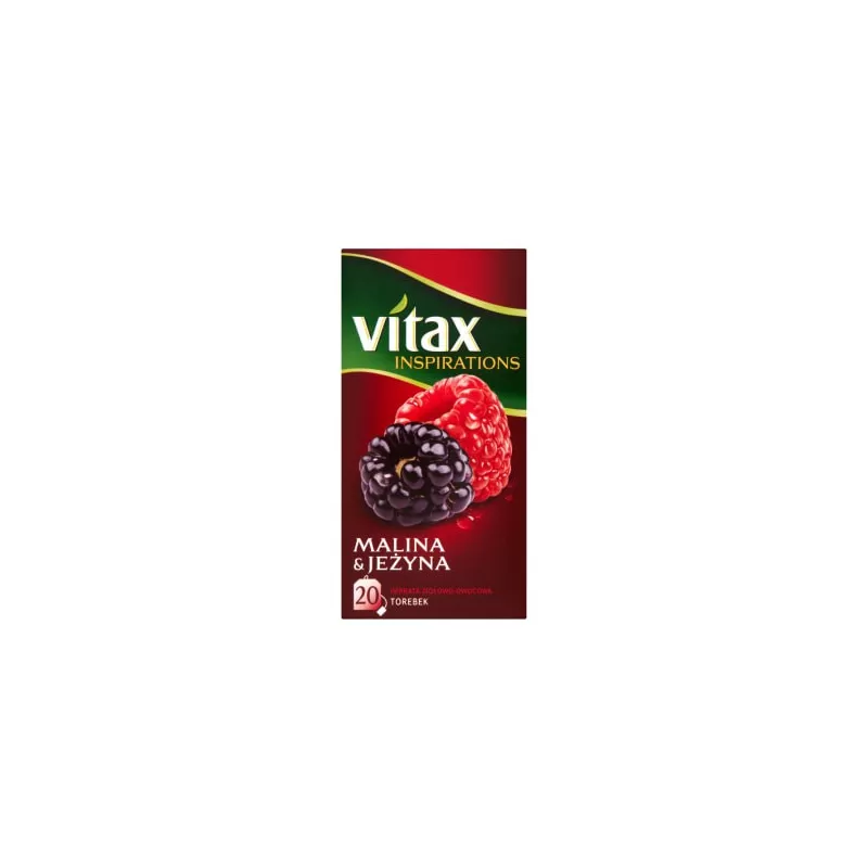 VITAX Inspirations Herbata malina-jeżyna 20 torebek 1 szt