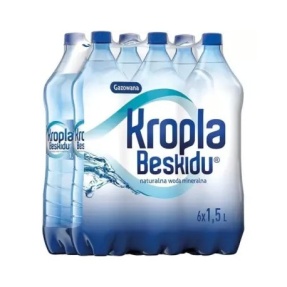 KROPLA BESKIDU 1.5 l. gazowana 504 butelki PALETA